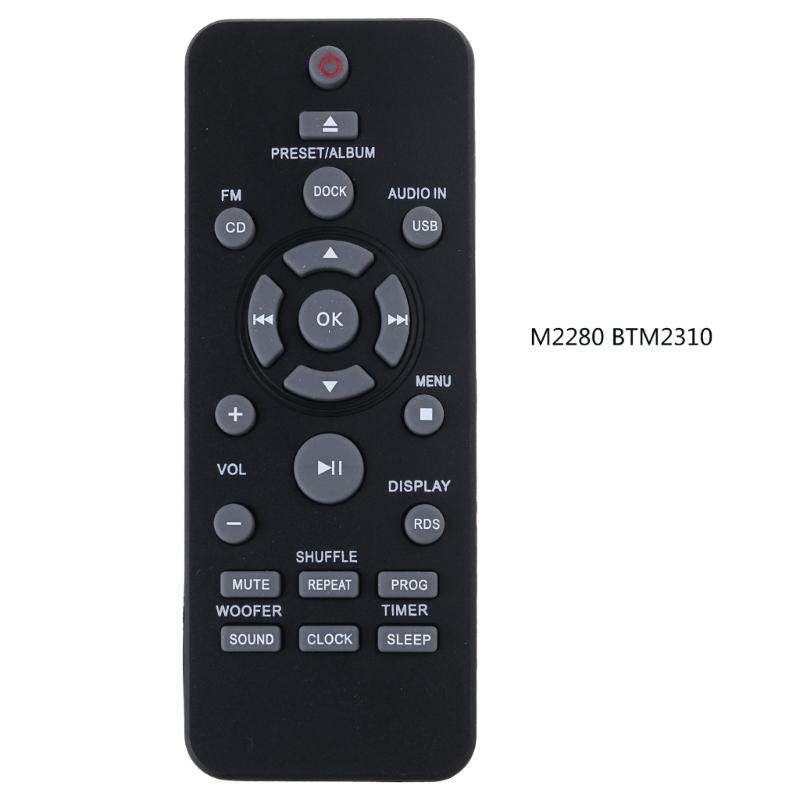 Replacement Remote Control for Micro Music Stereo System BTM2180 BTM2180/37 BTM2280 BTM2280/12 Easy To Use