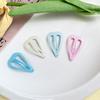 Dopamine Fine Flash Korean Style Cute Children's Heart Sweet BB Clip Forehead Bangs Hair Clip Girl Colorful Hair Accessories