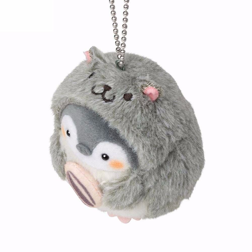 Hamster Key Chain Penguin Key Ring Stuffed Toys Plush Dolls Plush Keychain Penguin Plush Doll
