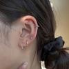 High-End S925 Silver Hoop & Stud Örhängen för Kvinnor & Män - Öronbrosk, Manschetter och Piercingsmycken