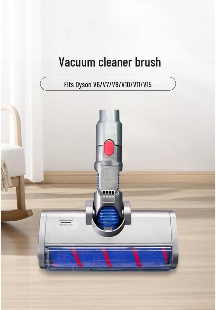 Soft Fluff Electric Roller Brush Head for Dyson V6/V7/V8/V11 Vacuum Cleaners