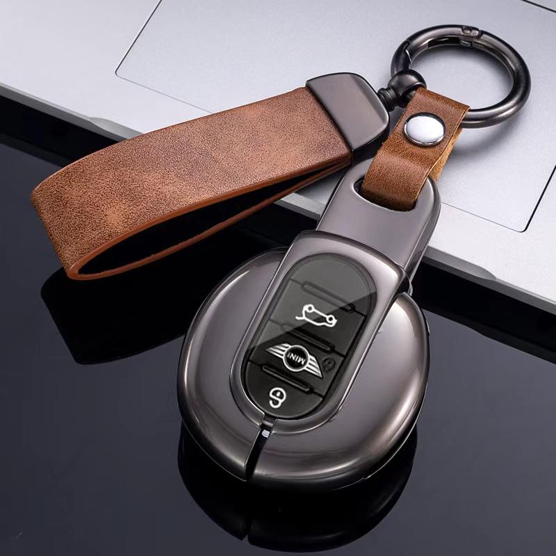 Kovový kryt klíčenky s příslušenstvím pro BMW Mini Cooper F55 F56 F57 F54 F60 JCW Clubman Countryman Kryt pouzdra na klíč od auta
