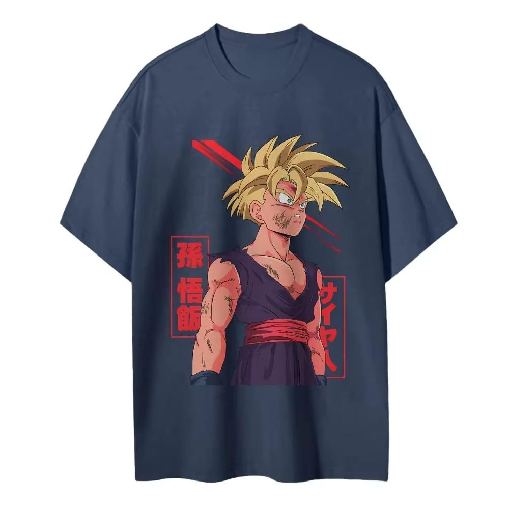 2026 Summer Anime Dragon Ball Family Outfits Goku Print One Piece Tshirts Dad Mom Kids Matching Tops Highquality Trendy Tees