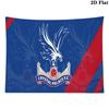 Tenture murale Crystal Palace FC Accrochage mural esthétique Couverture en tissu imprimé Tapisseries décoratives pour chambre à coucher salon Décoration d'intérieur