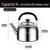 Chu Yi Qi 316L Whistling Stainless Steel Kettle