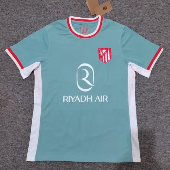 Retro Explosion, Atletico Madrid Short-sleeved Jersey Football Jersey Fan Version Football Jersey