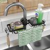 Sponge Holder For Sink Faucet Organizer Liquid
