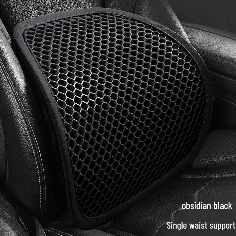 Zhongheng Yaz Buz İpeği Petek Jel Havalandırmalı Araba Bel Desteği Yastığı