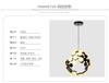 Italian designer pendant lamp  moon lamp white Black Color suspension lamp Bedroom Dining room Kitchen island chandelier