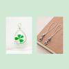 Lucky Pass Four-Leaf Clover Keychain Bag Accessory Keychain