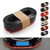 Car Bumper Lip Stickers Soft Carbon Fiber Car Rubber Bumper Strip Outside Bumper Front Lip Car Bumper Protectors