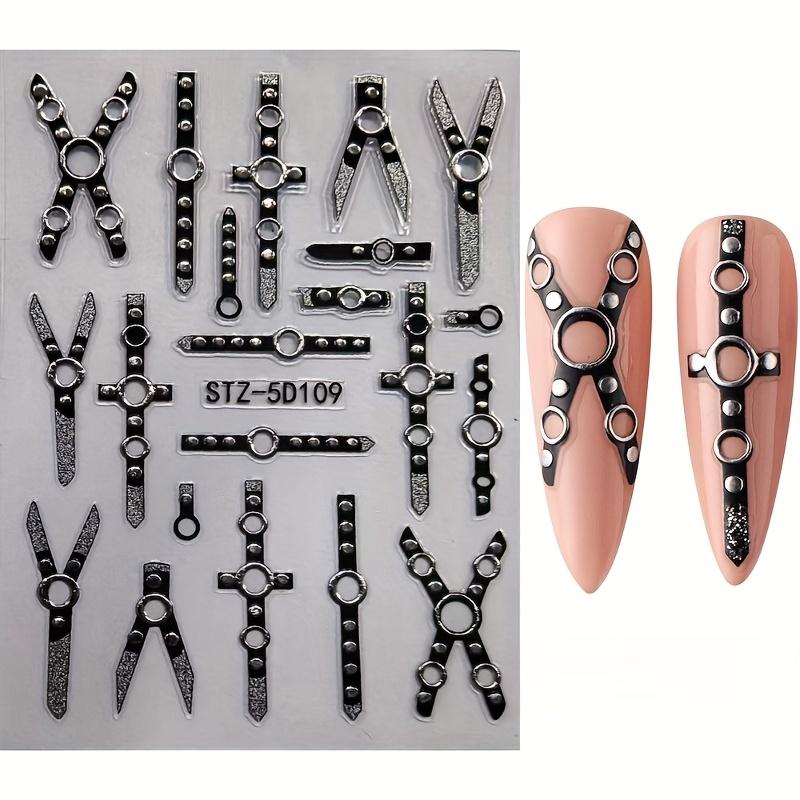 

Nail Art Sticker | Self-Adhesive Nail Trim with Bayonet Strap and Loop Trim