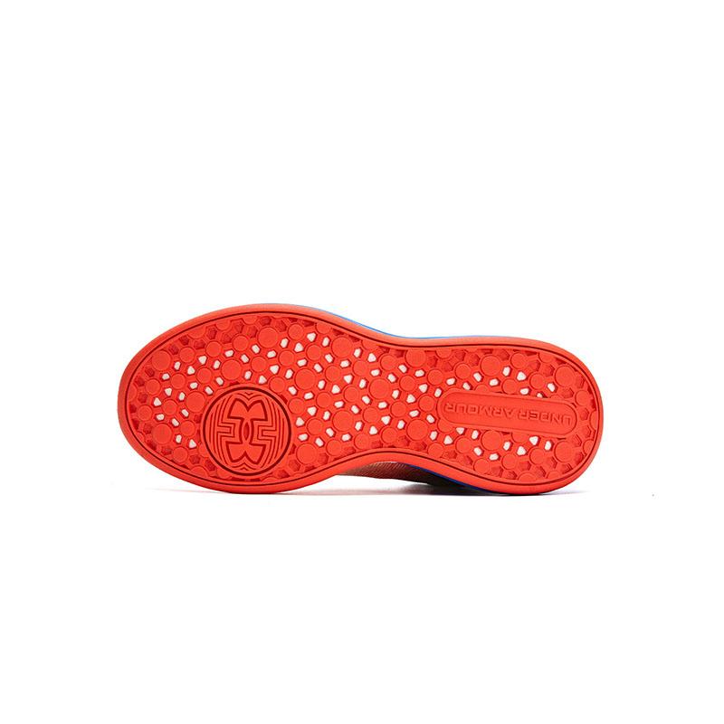 Under Armour Comfortable Versatile Hollow Knob Synthetic Leather Low Top Basketball Shoes Kids sneaker 2431211