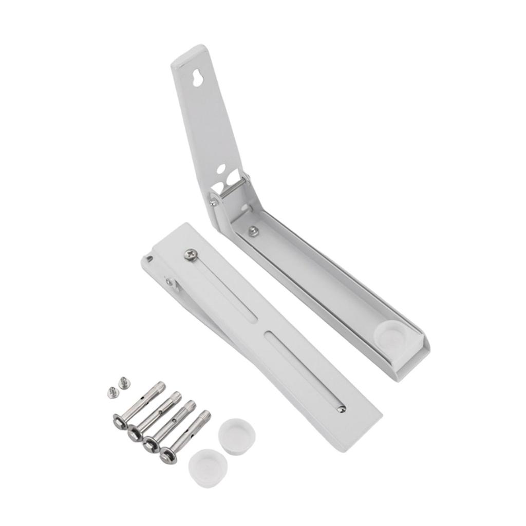 Microwave Oven Rack Accessory Carbon Steel Practical Extendable Sturdy Wall