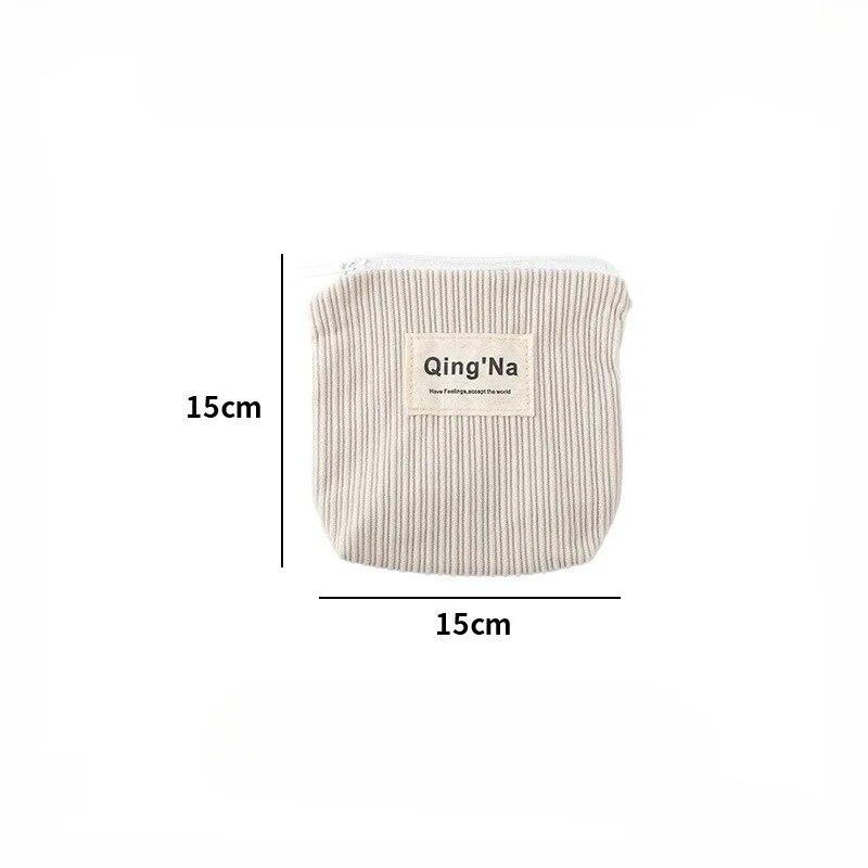 

Красивые косметички из вельветового материала, многофункциональные удобные сумки для хранения, женские сумки для уличных гигиенических полотенец бежевый