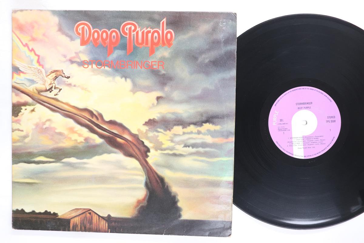 

Виниловая пластинка DEEP PURPLE Stormbringer TPS3508 PURPLE 1974 UK Rock Б/у