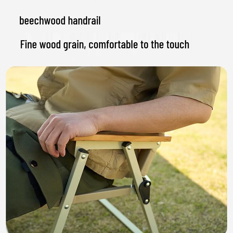 MOBIGARDEN Foldable Low-Back Camping Chair