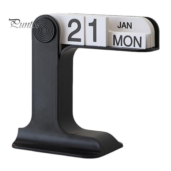 Desk Calendar Standing Flip Calendar Desk Plastic Daily Schedule Planner Modern Farmhouse Decor Home Office Decoration