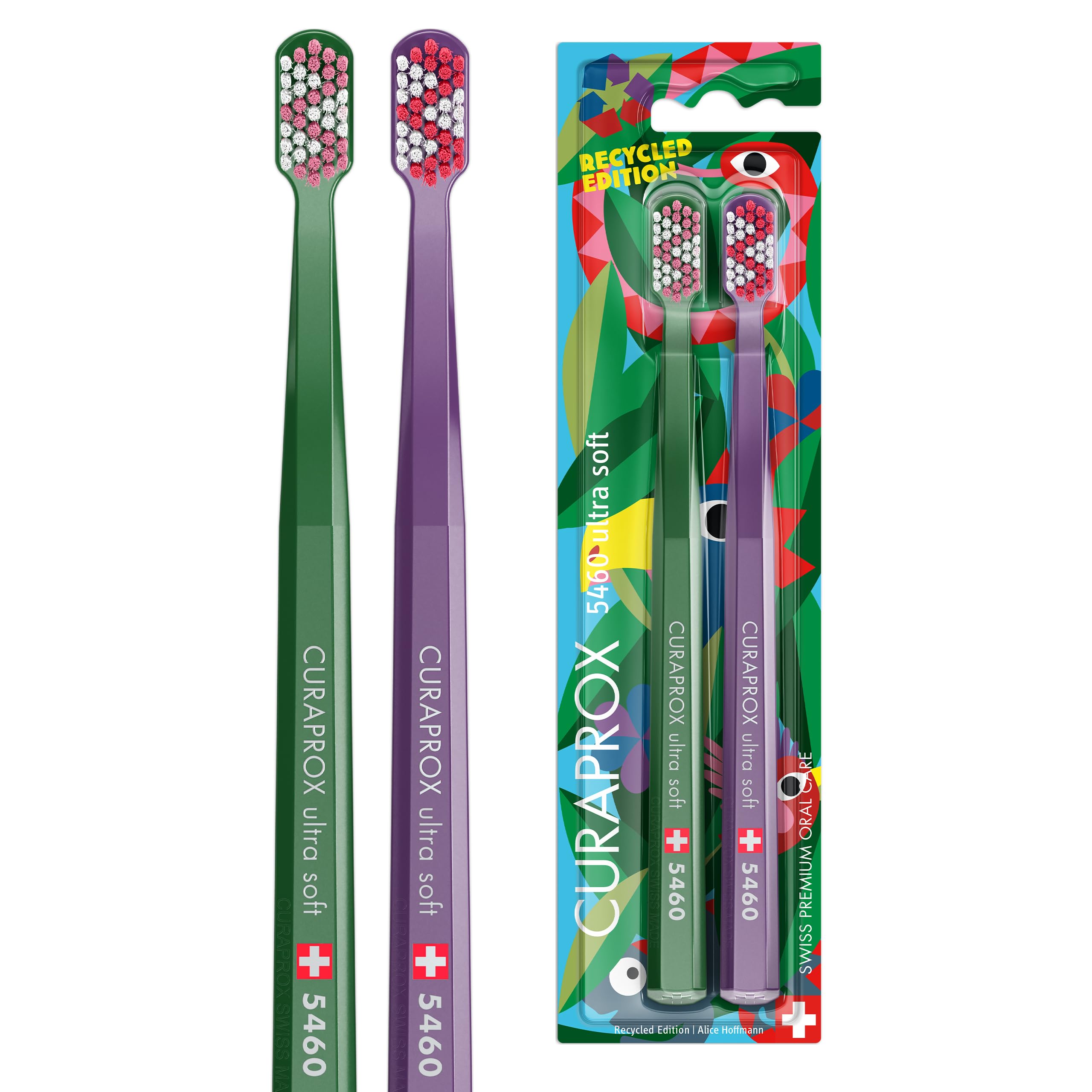CURAPROX CS5460 Recycled Toothbrush, Edition, 2-Pack