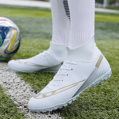 Hohe Fußballschuhe Herren und Damen Erwachsene Kinder Spiel Training abgebrochene Nägel lange Nägel kurze Nägel Turnschuhe