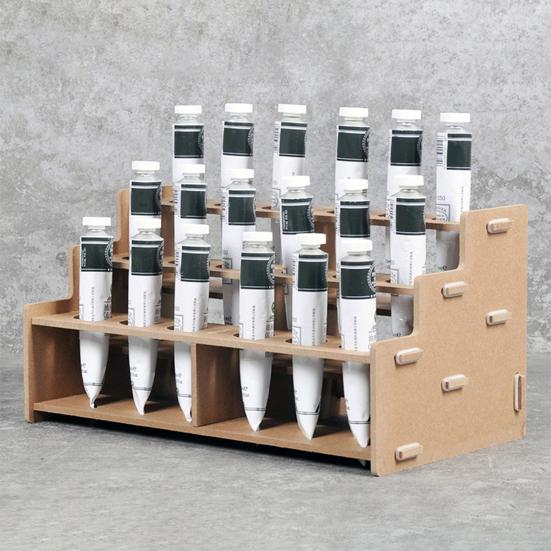 Paint Organizer Multi-Layer Storage Rack Large Capacity High Stability Space-saving Moisture-Proof Paint Rack Stand