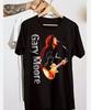 Rara Maglietta Gary Moore Cantante Taglia S-4XL Cotone Nero