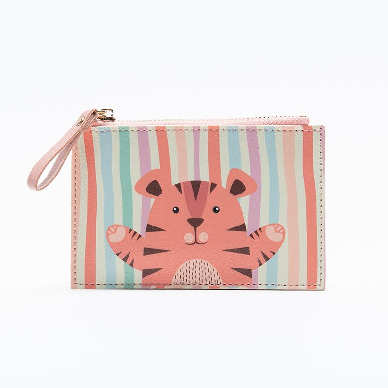 

Новая милая визитница мультяшная мини высокоценная монетница на молнии женская короткая для документов