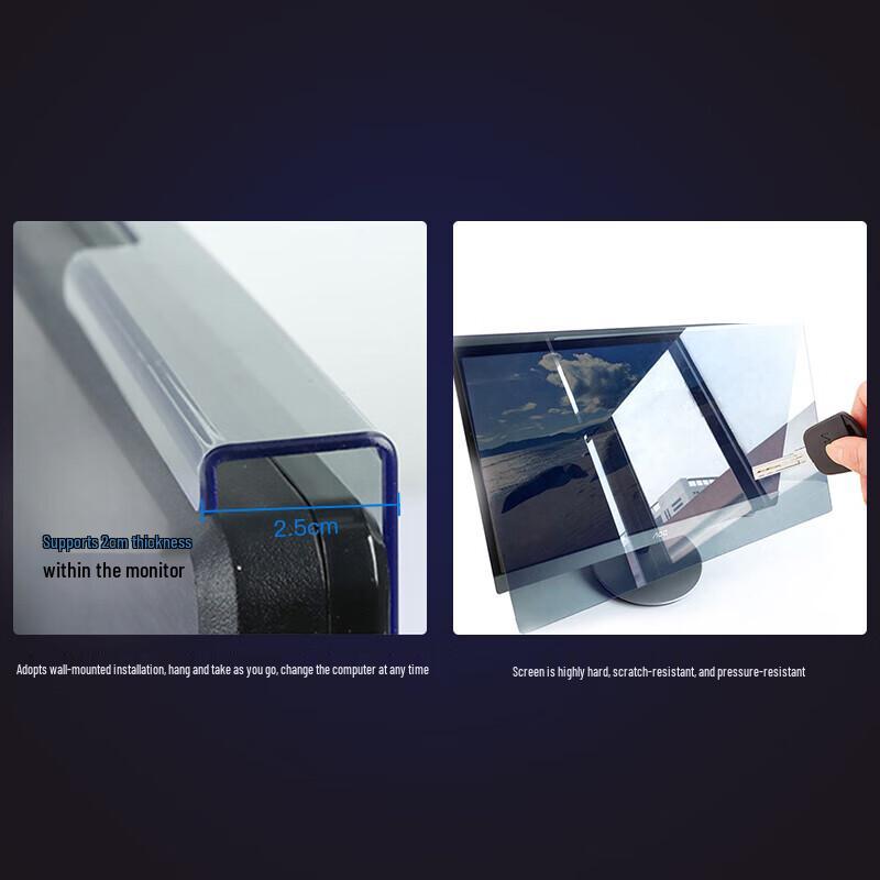 Befon Acrylic Hanging Anti-Blue Light Monitor Screen Protector