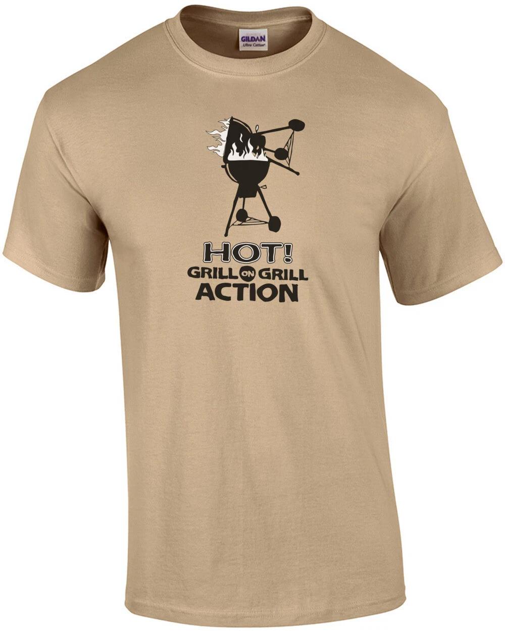 

Hot Grill on grill action - t-shirt 3XL