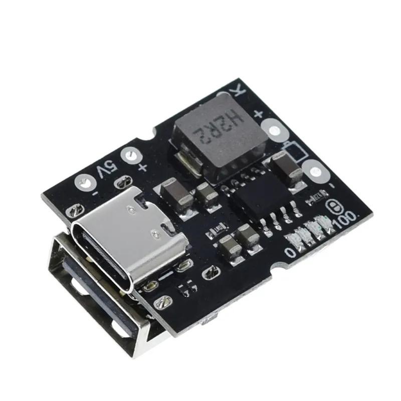 5V 2A Charge Discharge Module for 4.2V 4.35V Battery Type C USB Protections Board Boosts Converter Step Up Power Module