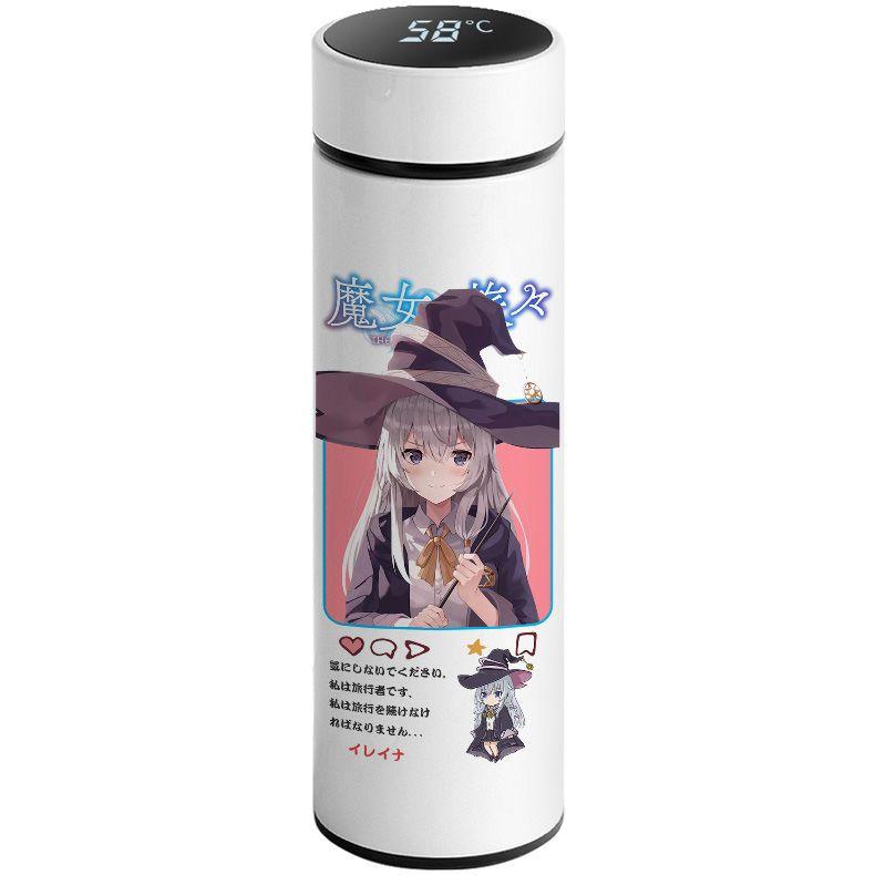 Elaina Smart Thermos Cup Witch Trip Fran Surrounding Water Cup Two-dimensional Anime Personality Display Temperature