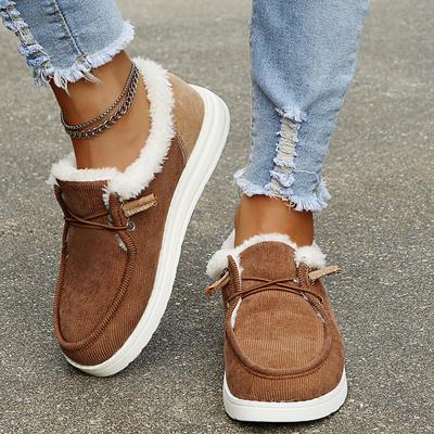 2023 Winter Shoes New Large Size Shoes 35-43 Low Top Canvas Flat Heel Casual Cotton Shoes