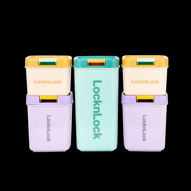 LocknLock Fun 5-Piece Sealed Storage Container Set