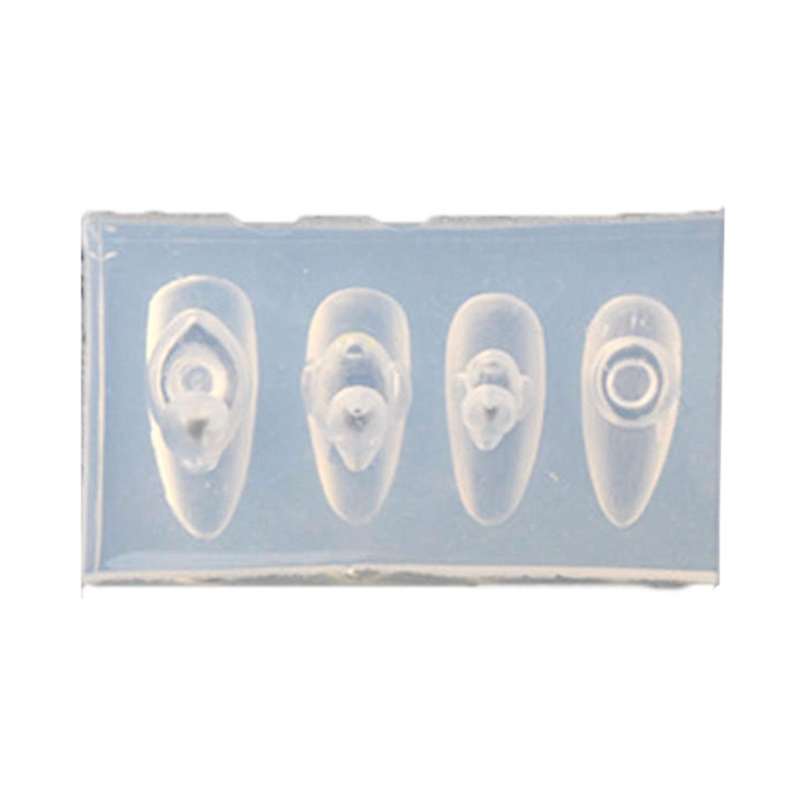 

Мини-силиконовая форма для дизайна ногтей, шаблон с милыми животными и уткой, смоляные формы, инструменты для самостоятельного изготовления ногтей, легко моется