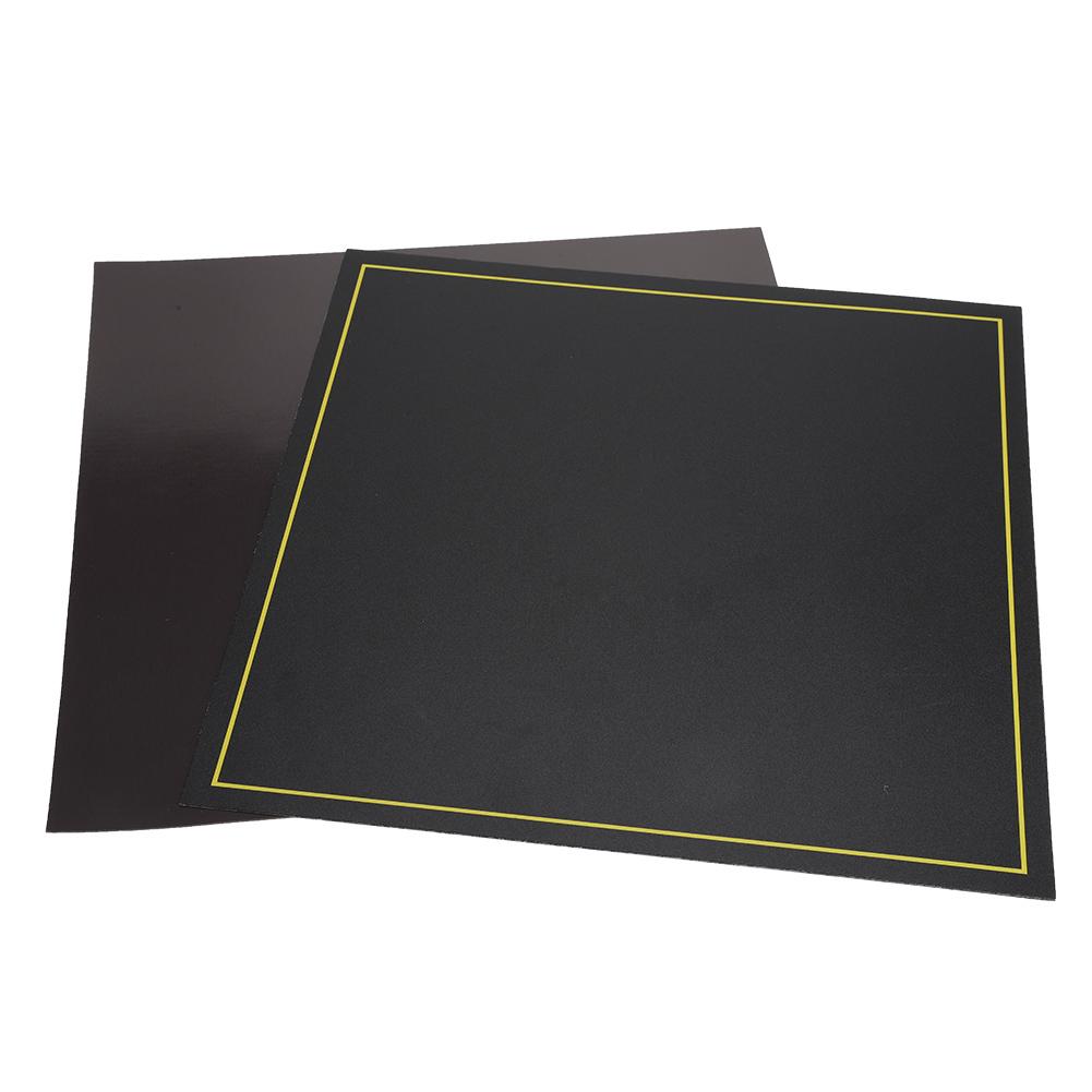

300 x 300mm Non Warping Reusable Magnetic A Side Matte B Side Adhesive Hot Bed Stickers