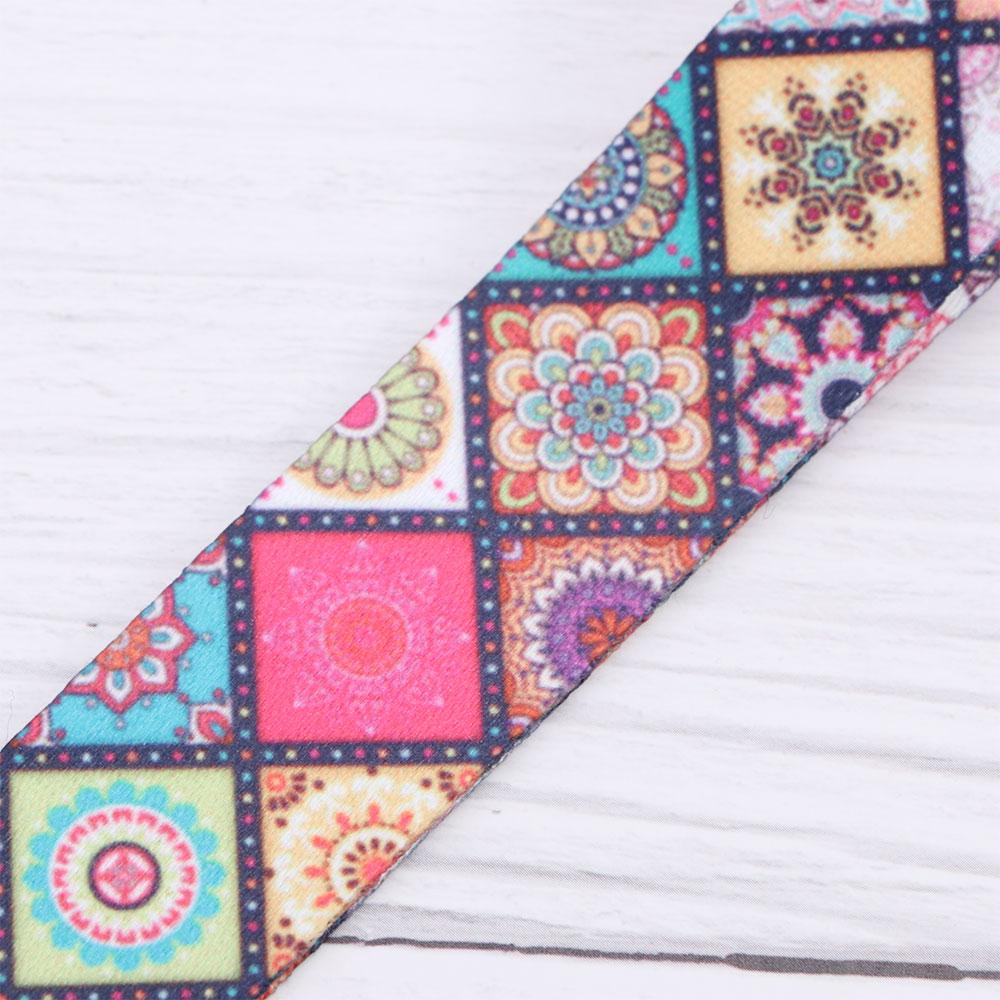 Tag Badge Holder Keychain Tide Plaid Key Rope Mobile Phone Straps Wrist Band Lanyards