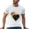 Eclissi Totale Del Cuore Solare Maglietta Astronomia T-shirt Unisex Magliette di Cotone Maglietta di Design Maglietta Personalizzata