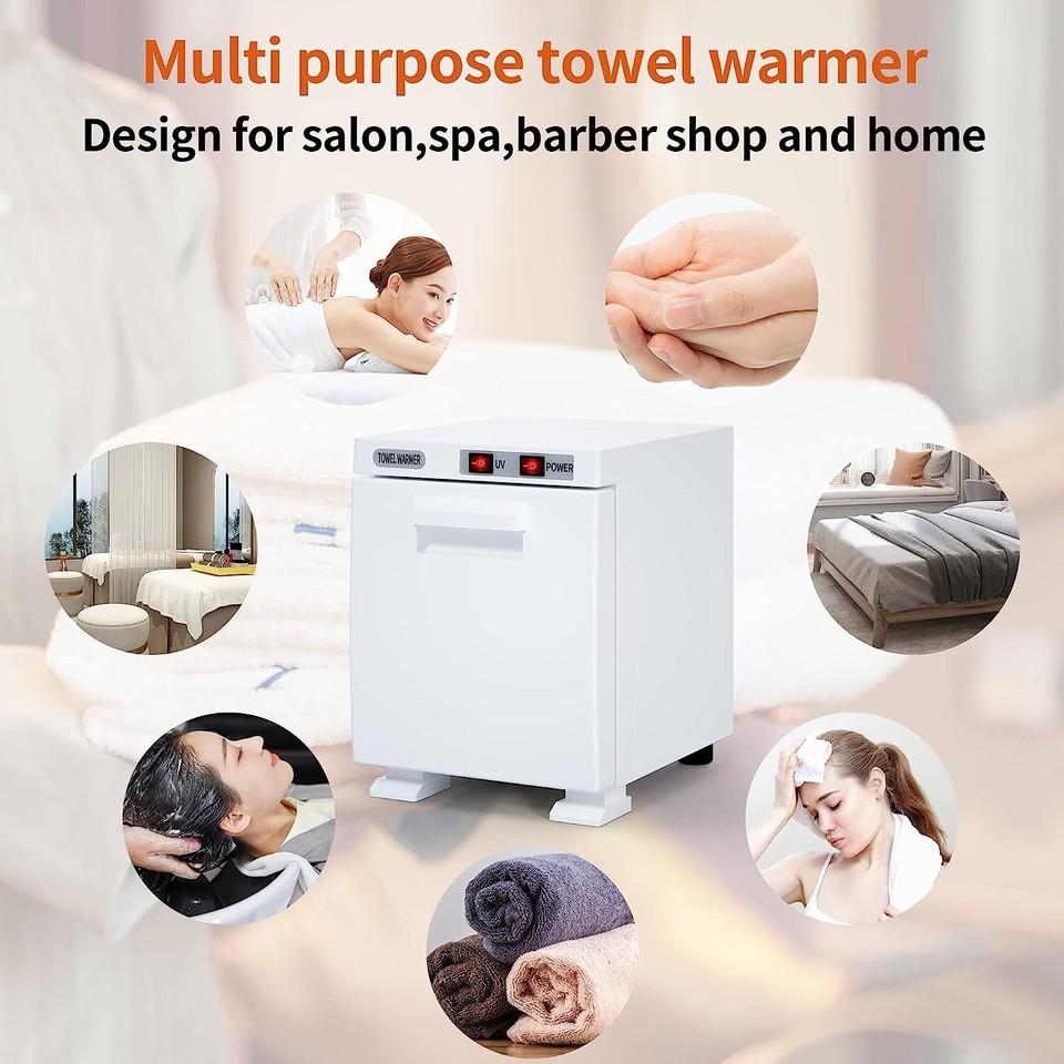 5L Hot Towel Warmer Cabinet UV Sterilizer Box Facial Salon Beauty Skin Care