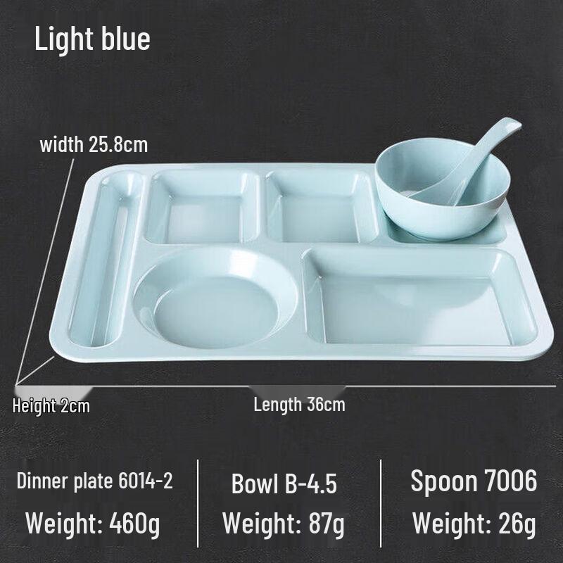 Melamine Divided Canteen Tray