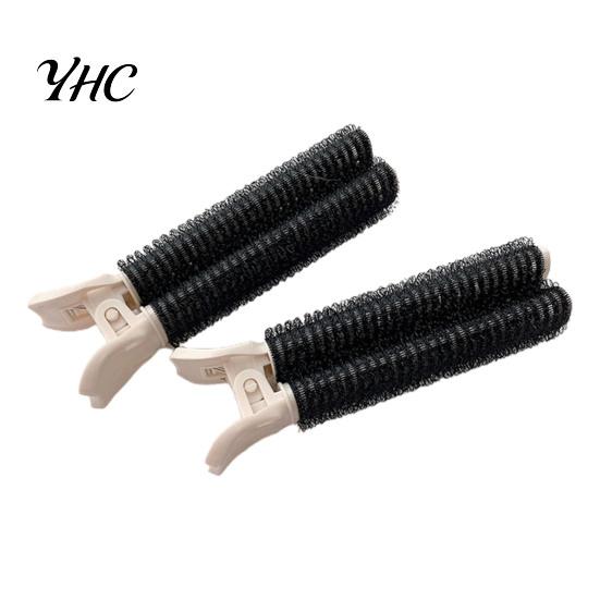 Labor-saving 2 Pcs Hair Volumizing Clips Heatless Seamless Instant Increase Fluffy Volume DIY Puffy Non-electric Curlers Styling Tool