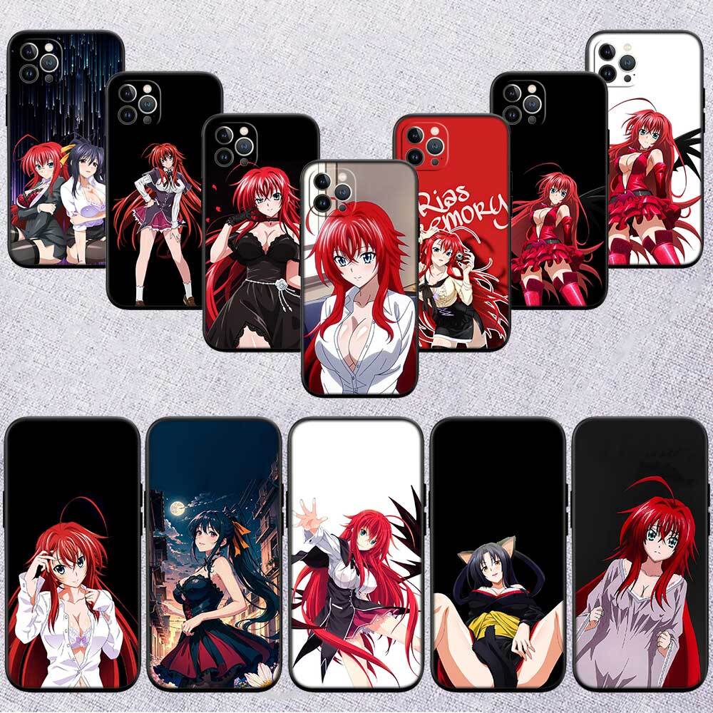 Rias Gremory Phone Case for Samsung S20 S21 S21S S22 S23 S24 FE Ultra Plus Lite F06 F16 M06 M16 M56 A07 A17 A36 A37 A55 A57