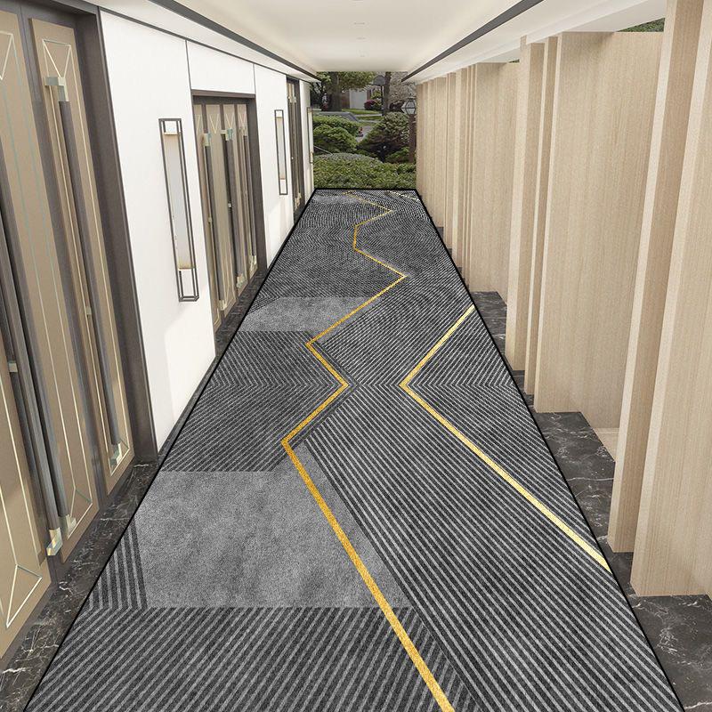 Prosty Geometryczny Długi Dywanik Biegacz na Korytarz Nowoczesny Łatwy do Czyszczenia Dekoracja Dywan na Przejście Antypoślizgowy Zmywalny Mata Podłogowa na Schody Korytarz