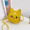 Unique Cats Pattern Shoulder Bag For Children Compact Size Adjustable Strap Crossbody Bags Girls Fashionable Mini Purse