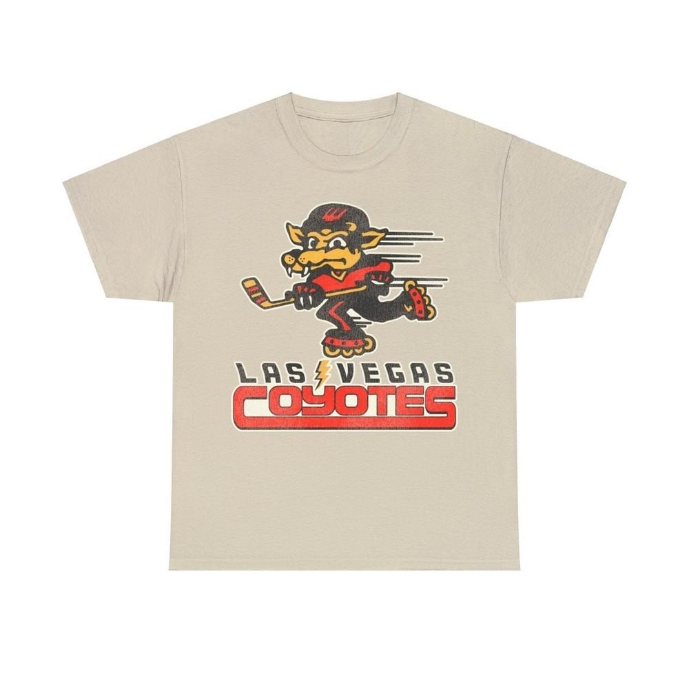 

Las Vegas Coyotes Logo Nostalgic Roller Hockey T-shirt 4XL