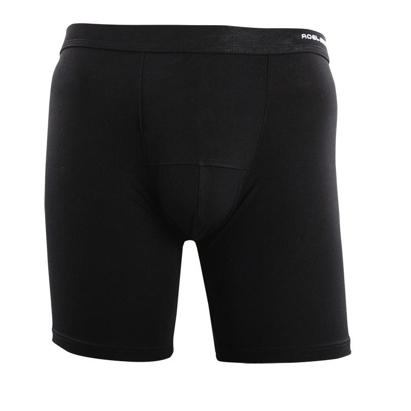 Men's Anti-Friction Quick-Dry Long Boxer Briefs for Running