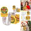 Yellow Christmas Bell Decorative Gift Box With Paper Material For Festive Surprises