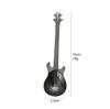 Guitar Coffee Teaspoons,4 Pcs Stainless Steel Musical Coffee Spoons Teaspoons Mixing Spoons Sugar Spoon(Silver)