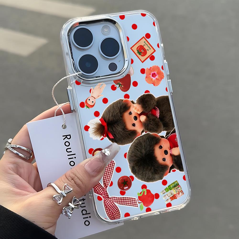 Cute Monchhichis New Ins Phone Case For Xiaomi Redmi Note A5 A3 15 14 13 14c 13c 12 11 12s 12c 10c 10 9 Pro Plus 4G 5G Cover