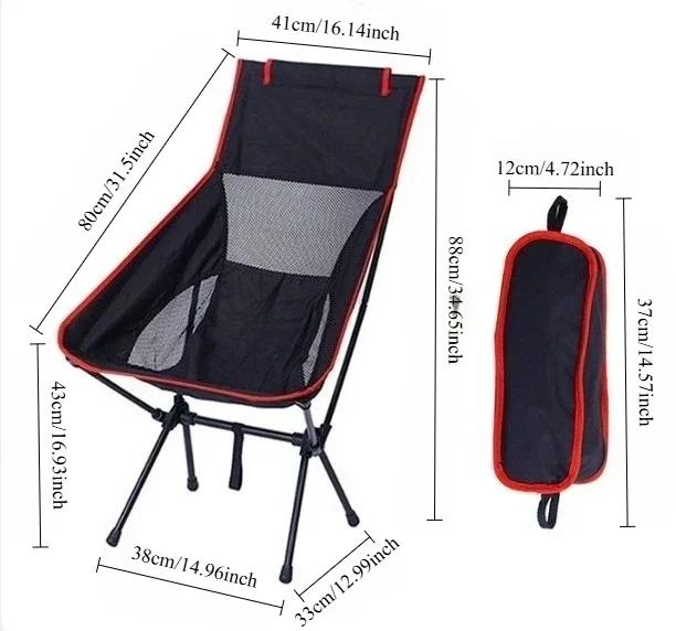 Silla Ligera de Camping Silla Giratoria Silla Giratoria Silla Plegable Portátil Silla para Picnic Viaje Pesca Escalada