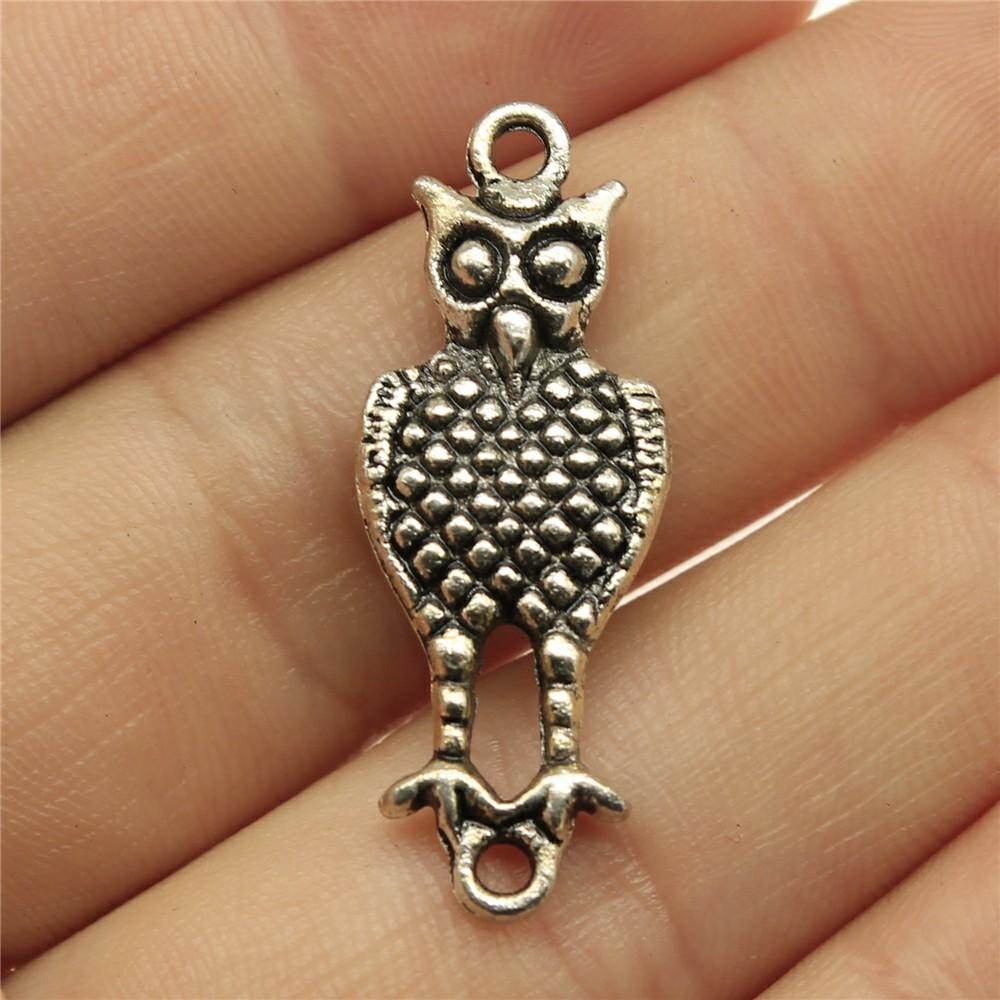 5pcs Charms Owls Antique Silver Color Owl Charms For Jewelry Making Charms Birds Jewelry Findings DIY